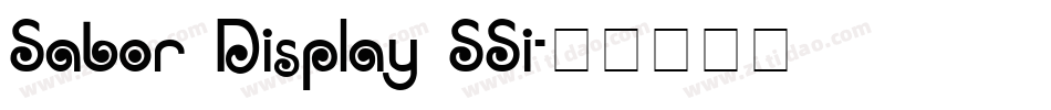 Sabor Display SSi字体转换